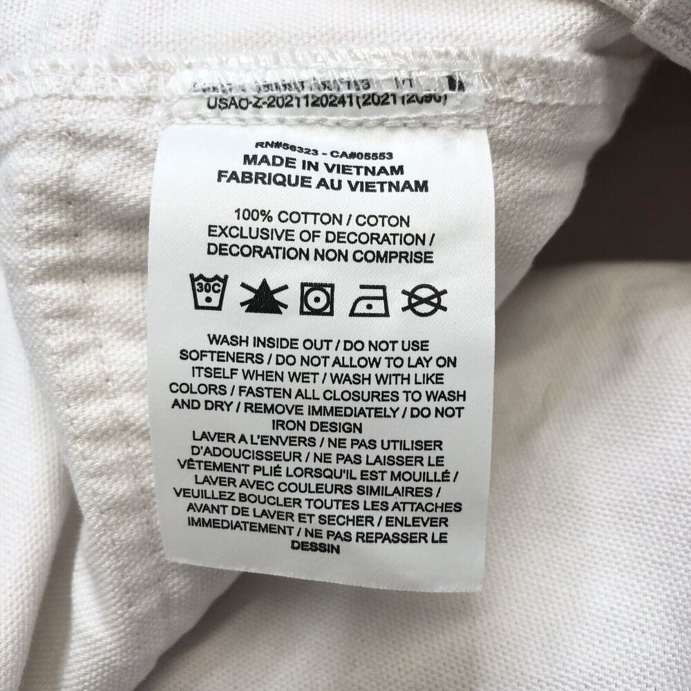 Nike Life Woven P44 Cargo Canvas Shorts White FJ7137-030 Men’s Size 34 - Picture 8 of 8